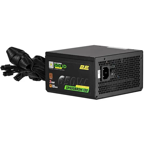 კვების ბლოკი 2E 2E-SP650BRSM-120 Solid, 650W, 80 Plus, Power Supply, Black - TechMall.geკვების ბლოკი 2E 2E-SP650BRSM-120 Solid, 650W, 80 Plus, Power Supply, Black - TechMall.ge ,კვების ბლოკი 2E 2E-SP650BRSM-120 Solid, 650W, 80 Plus, Power Supply, Black - TechMall.ge