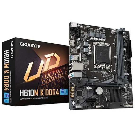 დედა დაფა Gigabyte H610M_K_DDR4, LGA 1700, DDR4, 64GB - TechMall.geდედა დაფა Gigabyte H610M_K_DDR4, LGA 1700, DDR4, 64GB - TechMall.ge ,დედა დაფა Gigabyte H610M_K_DDR4, LGA 1700, DDR4, 64GB - TechMall.ge