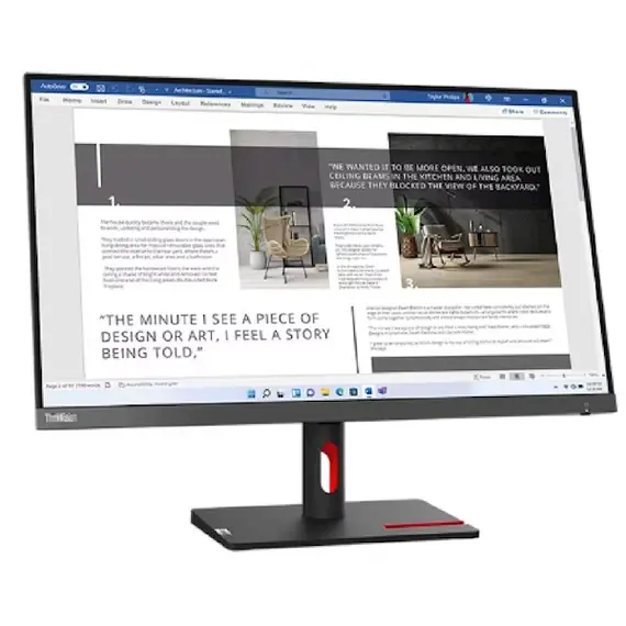 მონიტორი Lenovo ThinkVision S27i-30 27" FHD 1920x1080 300 cd/m² 4ms 60 Hz Black, 2 image - TechMall.geმონიტორი Lenovo ThinkVision S27i-30 27" FHD 1920x1080 300 cd/m² 4ms 60 Hz Black, 2 image - TechMall.ge ,მონიტორი Lenovo ThinkVision S27i-30 27" FHD 1920x1080 300 cd/m² 4ms 60 Hz Black, 2 image - TechMall.ge