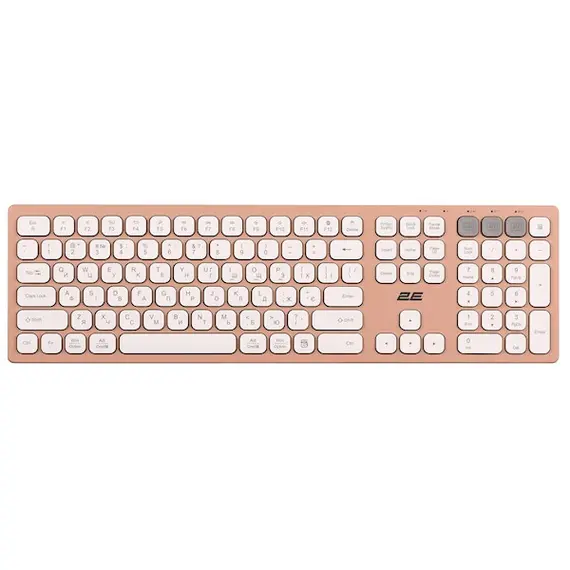 კლავიატურა 2E 2E-KS270WBPN Scissor, Wireless, USB, Bluetooth, Keyboard, Pink/White - TechMall.geკლავიატურა 2E 2E-KS270WBPN Scissor, Wireless, USB, Bluetooth, Keyboard, Pink/White - TechMall.ge ,კლავიატურა 2E 2E-KS270WBPN Scissor, Wireless, USB, Bluetooth, Keyboard, Pink/White - TechMall.ge
