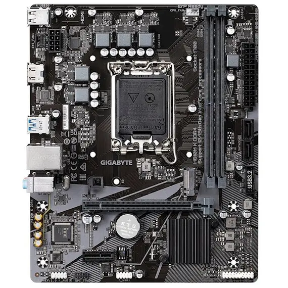 დედა დაფა Gigabyte H610M_K_DDR4, LGA 1700, DDR4, 64GB, 2 image - TechMall.geდედა დაფა Gigabyte H610M_K_DDR4, LGA 1700, DDR4, 64GB, 2 image - TechMall.ge ,დედა დაფა Gigabyte H610M_K_DDR4, LGA 1700, DDR4, 64GB, 2 image - TechMall.ge
