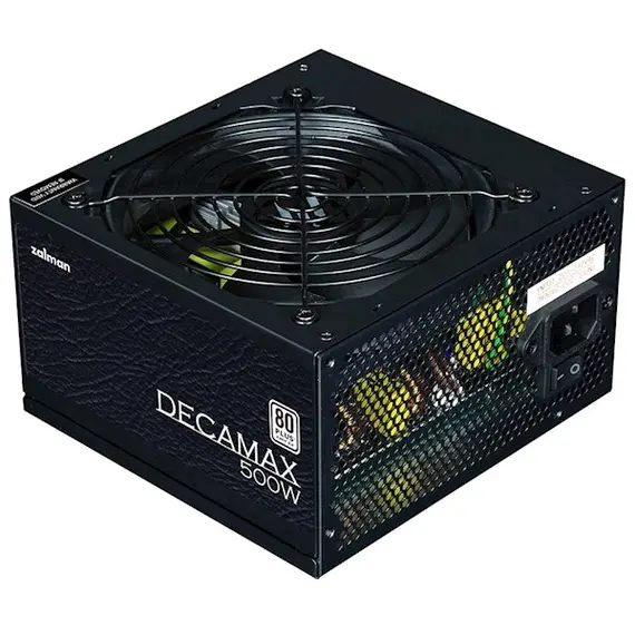 კვების ბლოკი Zalman ZM500-LX3 Decamax, 500W, 80 Plus, Power Supply, Black, 3 image - TechMall.geკვების ბლოკი Zalman ZM500-LX3 Decamax, 500W, 80 Plus, Power Supply, Black, 3 image - TechMall.ge ,კვების ბლოკი Zalman ZM500-LX3 Decamax, 500W, 80 Plus, Power Supply, Black, 3 image - TechMall.ge
