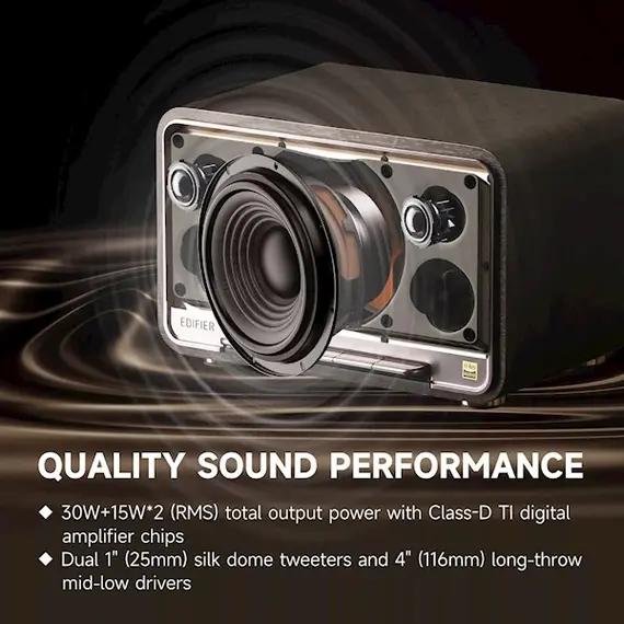 დინამიკი Edifier D32 Tabletop Wireless Speaker Black Walnut, 6 image - TechMall.geდინამიკი Edifier D32 Tabletop Wireless Speaker Black Walnut, 6 image - TechMall.ge ,დინამიკი Edifier D32 Tabletop Wireless Speaker Black Walnut, 6 image - TechMall.ge