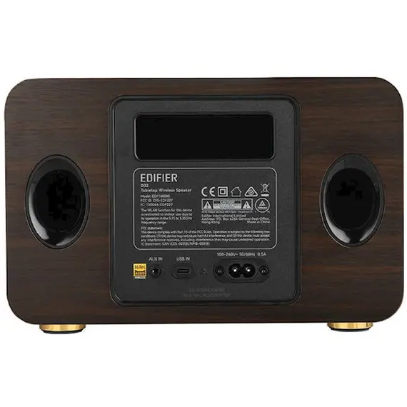 დინამიკი Edifier D32 Tabletop Wireless Speaker Black Walnut, 7 image - TechMall.geდინამიკი Edifier D32 Tabletop Wireless Speaker Black Walnut, 7 image - TechMall.ge ,დინამიკი Edifier D32 Tabletop Wireless Speaker Black Walnut, 7 image - TechMall.ge