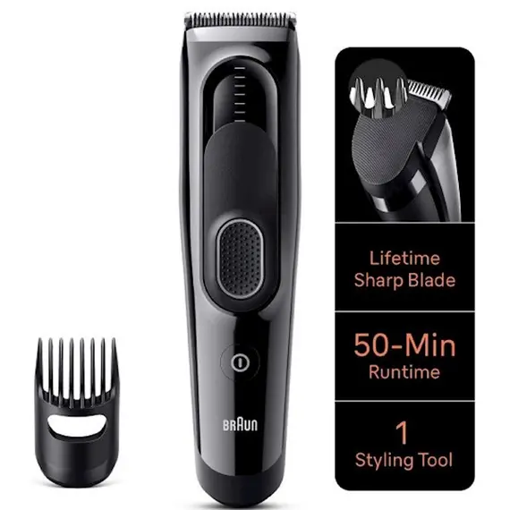 თმის საკრეჭი BRAUN HC5310 Blk, 2 image - TechMall.geთმის საკრეჭი BRAUN HC5310 Blk, 2 image - TechMall.ge ,თმის საკრეჭი BRAUN HC5310 Blk, 2 image - TechMall.ge