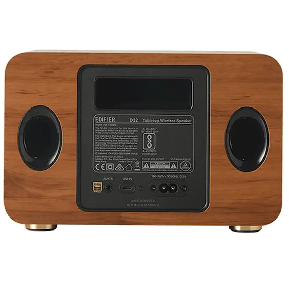 დინამიკი Edifier D32, 60W, Bluetooth, USB-C, AUX, Speaker, Brown, 5 image - TechMall.geდინამიკი Edifier D32, 60W, Bluetooth, USB-C, AUX, Speaker, Brown, 5 image - TechMall.ge ,დინამიკი Edifier D32, 60W, Bluetooth, USB-C, AUX, Speaker, Brown, 5 image - TechMall.ge