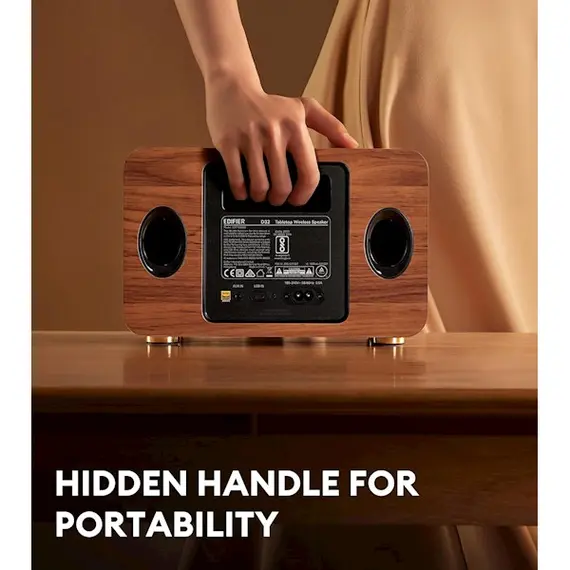 დინამიკი Edifier D32, 60W, Bluetooth, USB-C, AUX, Speaker, Brown, 10 image - TechMall.geდინამიკი Edifier D32, 60W, Bluetooth, USB-C, AUX, Speaker, Brown, 10 image - TechMall.ge ,დინამიკი Edifier D32, 60W, Bluetooth, USB-C, AUX, Speaker, Brown, 10 image - TechMall.ge