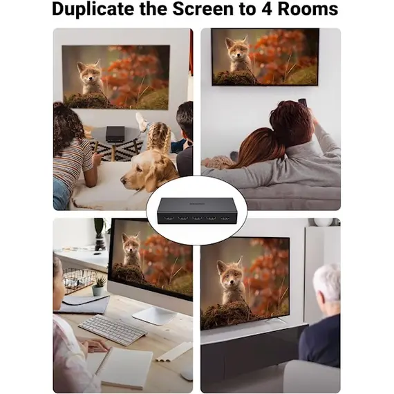 HDMI სპლიტერი UGREEN CM570 (90514), HDMI Splitter 1 In 4, Black, 5 image - TechMall.geHDMI სპლიტერი UGREEN CM570 (90514), HDMI Splitter 1 In 4, Black, 5 image - TechMall.ge ,HDMI სპლიტერი UGREEN CM570 (90514), HDMI Splitter 1 In 4, Black, 5 image - TechMall.ge