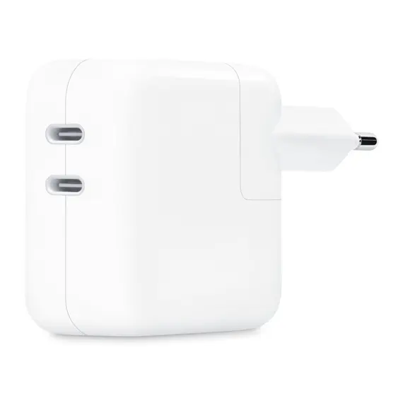 ადაპტერი Apple 35W Dual USB-C Port Power Adapter (MNWP3ZM/A), 2 image - TechMall.geადაპტერი Apple 35W Dual USB-C Port Power Adapter (MNWP3ZM/A), 2 image - TechMall.ge ,ადაპტერი Apple 35W Dual USB-C Port Power Adapter (MNWP3ZM/A), 2 image - TechMall.ge