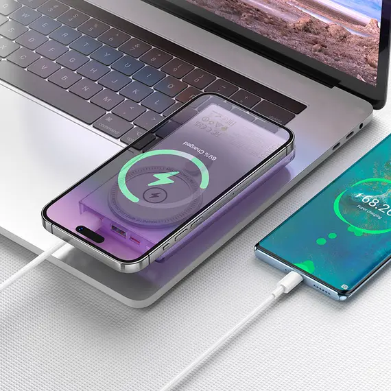 პორტატული დამტენი Hoco Q22 Taurus 22.5W+PD20W magnetic fully compatible power bank with digital display(10000mAh) Gray, 3 image - TechMall.geპორტატული დამტენი Hoco Q22 Taurus 22.5W+PD20W magnetic fully compatible power bank with digital display(10000mAh) Gray, 3 image - TechMall.ge ,პორტატული დამტენი Hoco Q22 Taurus 22.5W+PD20W magnetic fully compatible power bank with digital display(10000mAh) Gray, 3 image - TechMall.ge
