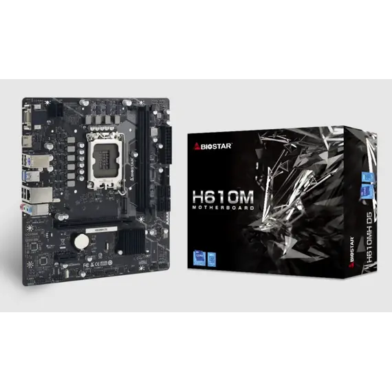 დედა დაფა LGA 1151 Mainboard,INTEL H610, Socket 1700, uATX, GbE LAN, DDR5 - TechMall.geდედა დაფა LGA 1151 Mainboard,INTEL H610, Socket 1700, uATX, GbE LAN, DDR5 - TechMall.ge ,დედა დაფა LGA 1151 Mainboard,INTEL H610, Socket 1700, uATX, GbE LAN, DDR5 - TechMall.ge