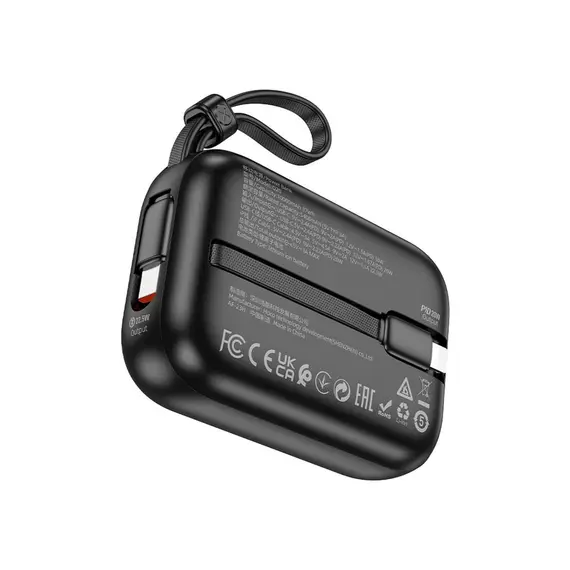 პორტატული დამტენი Hoco Q23 Blade 22.5W+PD20W fully compatible power bank with cable(10000mAh) Black, 3 image - TechMall.geპორტატული დამტენი Hoco Q23 Blade 22.5W+PD20W fully compatible power bank with cable(10000mAh) Black, 3 image - TechMall.ge ,პორტატული დამტენი Hoco Q23 Blade 22.5W+PD20W fully compatible power bank with cable(10000mAh) Black, 3 image - TechMall.ge
