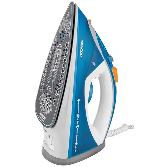 უთო Sencor SSI 7710BL, 2400W, 300ML, Steam Iron, Blue, 2 image - TechMall.geუთო Sencor SSI 7710BL, 2400W, 300ML, Steam Iron, Blue, 2 image - TechMall.ge ,უთო Sencor SSI 7710BL, 2400W, 300ML, Steam Iron, Blue, 2 image - TechMall.ge