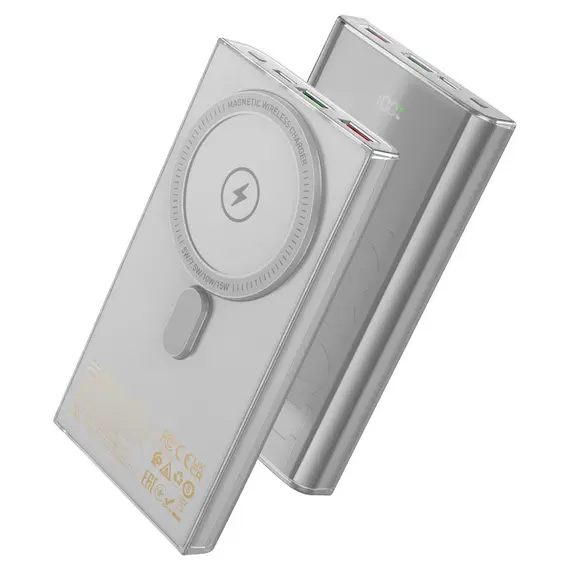 პორტატული დამტენი Hoco Q22 Taurus 22.5W+PD20W magnetic fully compatible power bank with digital display(10000mAh) Gray - TechMall.geპორტატული დამტენი Hoco Q22 Taurus 22.5W+PD20W magnetic fully compatible power bank with digital display(10000mAh) Gray - TechMall.ge ,პორტატული დამტენი Hoco Q22 Taurus 22.5W+PD20W magnetic fully compatible power bank with digital display(10000mAh) Gray - TechMall.ge