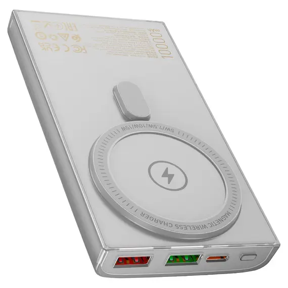 პორტატული დამტენი Hoco Q22 Taurus 22.5W+PD20W magnetic fully compatible power bank with digital display(10000mAh) Gray, 2 image - TechMall.geპორტატული დამტენი Hoco Q22 Taurus 22.5W+PD20W magnetic fully compatible power bank with digital display(10000mAh) Gray, 2 image - TechMall.ge ,პორტატული დამტენი Hoco Q22 Taurus 22.5W+PD20W magnetic fully compatible power bank with digital display(10000mAh) Gray, 2 image - TechMall.ge