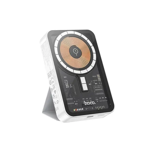 პორტატული დამტენი Hoco Q10A Transparent discovery edition PD20W magnetic wireless fast charging power bank(10000mAh) White, 2 image - TechMall.geპორტატული დამტენი Hoco Q10A Transparent discovery edition PD20W magnetic wireless fast charging power bank(10000mAh) White, 2 image - TechMall.ge ,პორტატული დამტენი Hoco Q10A Transparent discovery edition PD20W magnetic wireless fast charging power bank(10000mAh) White, 2 image - TechMall.ge