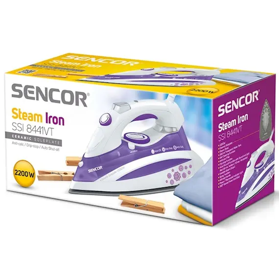 ორთქლის უთო Sencor SSI 8441VT, 5 image - TechMall.geორთქლის უთო Sencor SSI 8441VT, 5 image - TechMall.ge ,ორთქლის უთო Sencor SSI 8441VT, 5 image - TechMall.ge
