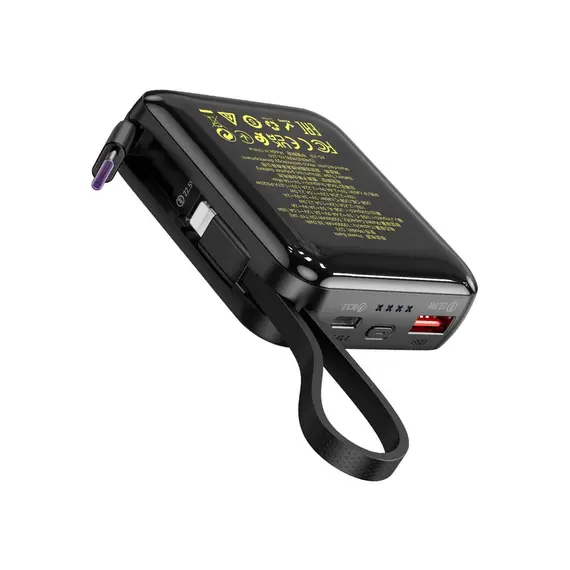 პორტატული დამტენი Hoco Q23 Blade 22.5W+PD20W fully compatible power bank with cable(10000mAh) Black, 4 image - TechMall.geპორტატული დამტენი Hoco Q23 Blade 22.5W+PD20W fully compatible power bank with cable(10000mAh) Black, 4 image - TechMall.ge ,პორტატული დამტენი Hoco Q23 Blade 22.5W+PD20W fully compatible power bank with cable(10000mAh) Black, 4 image - TechMall.ge