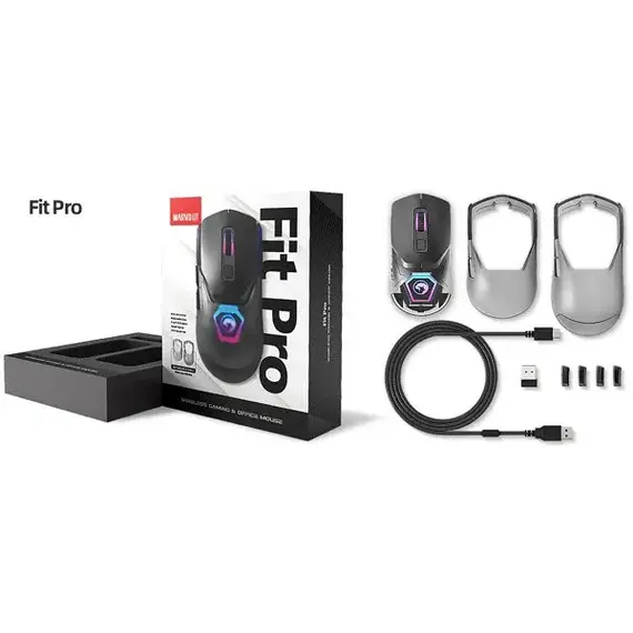 მაუსი Marvo Z FIT PRO G1W Wireless Mouse - Black, 2 image - TechMall.geმაუსი Marvo Z FIT PRO G1W Wireless Mouse - Black, 2 image - TechMall.ge ,მაუსი Marvo Z FIT PRO G1W Wireless Mouse - Black, 2 image - TechMall.ge