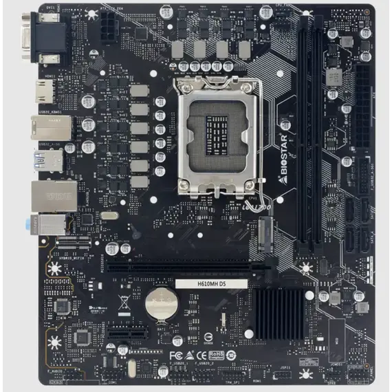 დედა დაფა LGA 1151 Mainboard,INTEL H610, Socket 1700, uATX, GbE LAN, DDR5, 2 image - TechMall.geდედა დაფა LGA 1151 Mainboard,INTEL H610, Socket 1700, uATX, GbE LAN, DDR5, 2 image - TechMall.ge ,დედა დაფა LGA 1151 Mainboard,INTEL H610, Socket 1700, uATX, GbE LAN, DDR5, 2 image - TechMall.ge