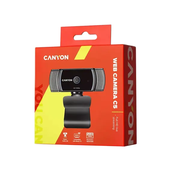 ვებკამერა CANYON webcam C5 Full HD 1080p Auto Focus Black, 3 image - TechMall.geვებკამერა CANYON webcam C5 Full HD 1080p Auto Focus Black, 3 image - TechMall.ge ,ვებკამერა CANYON webcam C5 Full HD 1080p Auto Focus Black, 3 image - TechMall.ge