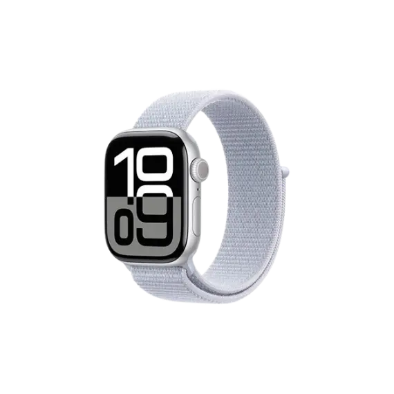 სმარტ საათის სამაჯური Apple Watch Series 10 GPS 42mm Silver Aluminum Case With Blue Cloud Sport Loop MWWD3 - TechMall.geსმარტ საათის სამაჯური Apple Watch Series 10 GPS 42mm Silver Aluminum Case With Blue Cloud Sport Loop MWWD3 - TechMall.ge ,სმარტ საათის სამაჯური Apple Watch Series 10 GPS 42mm Silver Aluminum Case With Blue Cloud Sport Loop MWWD3 - TechMall.ge
