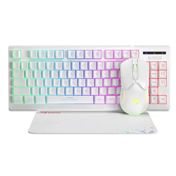 კლავიატურა + მაუსი + მაუსპადი Marvo CM310 Wired keyboard , Gaming Mouse And mouse pad Combo White - TechMall.geკლავიატურა + მაუსი + მაუსპადი Marvo CM310 Wired keyboard , Gaming Mouse And mouse pad Combo White - TechMall.ge ,კლავიატურა + მაუსი + მაუსპადი Marvo CM310 Wired keyboard , Gaming Mouse And mouse pad Combo White - TechMall.ge