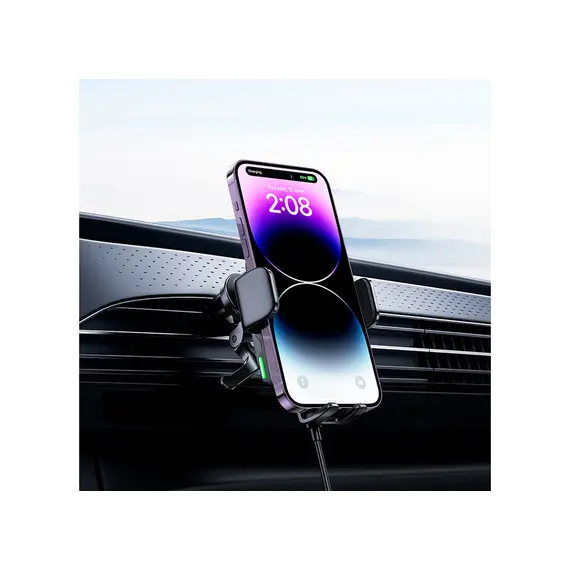 ავტომობილის უსადენო დამტენი Hoco HW10 Jenny Three-Axis linkage Wireless Fast Charging Car Holder (air outlet) Black, 5 image - TechMall.geავტომობილის უსადენო დამტენი Hoco HW10 Jenny Three-Axis linkage Wireless Fast Charging Car Holder (air outlet) Black, 5 image - TechMall.ge ,ავტომობილის უსადენო დამტენი Hoco HW10 Jenny Three-Axis linkage Wireless Fast Charging Car Holder (air outlet) Black, 5 image - TechMall.ge