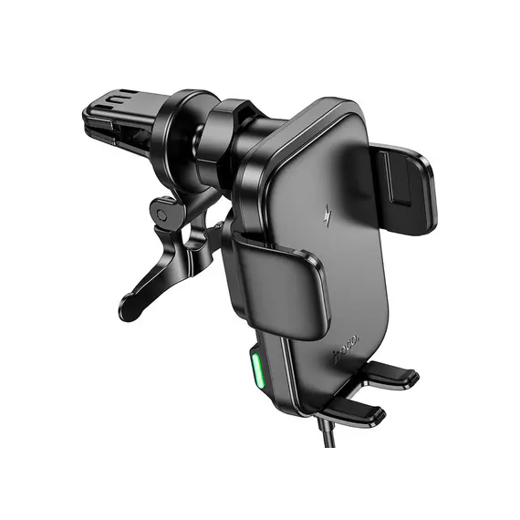 ავტომობილის უსადენო დამტენი Hoco HW10 Jenny Three-Axis linkage Wireless Fast Charging Car Holder (air outlet) Black, 2 image - TechMall.geავტომობილის უსადენო დამტენი Hoco HW10 Jenny Three-Axis linkage Wireless Fast Charging Car Holder (air outlet) Black, 2 image - TechMall.ge ,ავტომობილის უსადენო დამტენი Hoco HW10 Jenny Three-Axis linkage Wireless Fast Charging Car Holder (air outlet) Black, 2 image - TechMall.ge