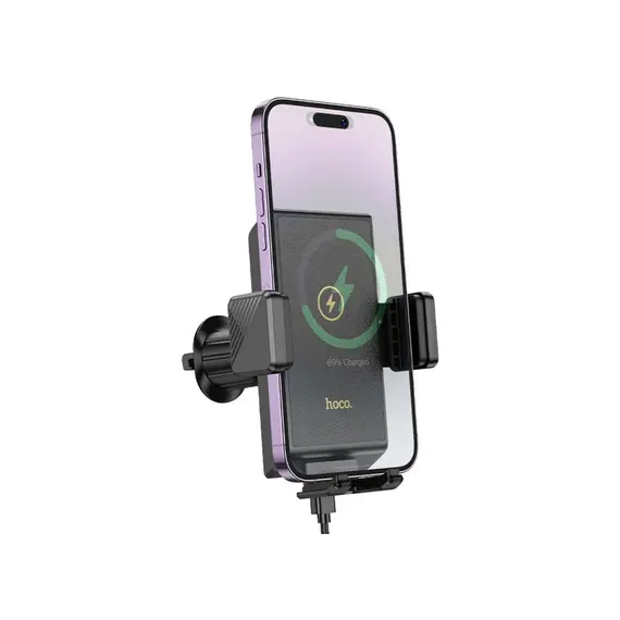 ავტომობილის დამტენი Hoco HW21 Precious Wireless Fast Charging Car Holder (air outlet) Black, 3 image - TechMall.geავტომობილის დამტენი Hoco HW21 Precious Wireless Fast Charging Car Holder (air outlet) Black, 3 image - TechMall.ge ,ავტომობილის დამტენი Hoco HW21 Precious Wireless Fast Charging Car Holder (air outlet) Black, 3 image - TechMall.ge
