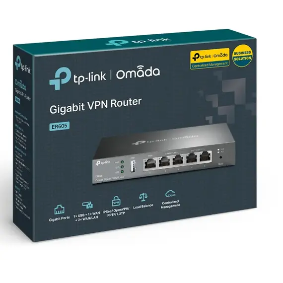 როუტერი TP-Link ER605 Omada Gigabit VPN Router, 3 image - TechMall.geროუტერი TP-Link ER605 Omada Gigabit VPN Router, 3 image - TechMall.ge ,როუტერი TP-Link ER605 Omada Gigabit VPN Router, 3 image - TechMall.ge