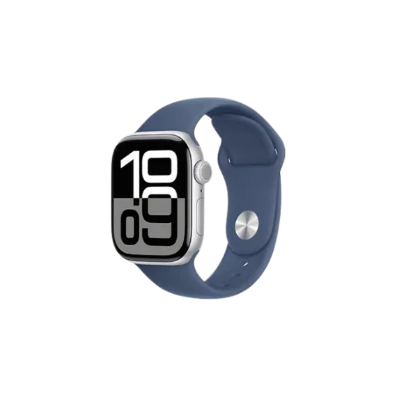 სმარტ საათის სამაჯური Apple Watch Series 10 GPS 42mm Silver Aluminum Case With Denim Sport Band MWWA3 S/M - TechMall.geსმარტ საათის სამაჯური Apple Watch Series 10 GPS 42mm Silver Aluminum Case With Denim Sport Band MWWA3 S/M - TechMall.ge ,სმარტ საათის სამაჯური Apple Watch Series 10 GPS 42mm Silver Aluminum Case With Denim Sport Band MWWA3 S/M - TechMall.ge