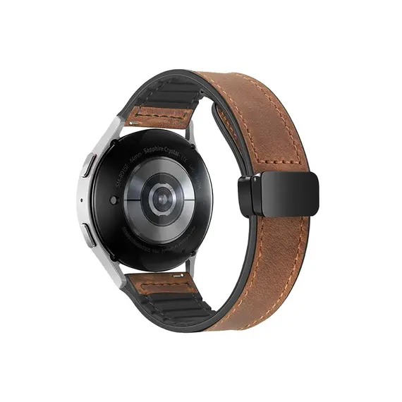 სმარტ საათის სამაჯური For Samsung Gear Sport / Huawei Watch GT 3 42mm Magnetic Genuine Cow Leather Watch Band, 20mm - Brown - TechMall.geსმარტ საათის სამაჯური For Samsung Gear Sport / Huawei Watch GT 3 42mm Magnetic Genuine Cow Leather Watch Band, 20mm - Brown - TechMall.ge ,სმარტ საათის სამაჯური For Samsung Gear Sport / Huawei Watch GT 3 42mm Magnetic Genuine Cow Leather Watch Band, 20mm - Brown - TechMall.ge