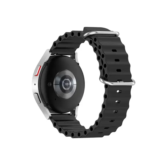 სმარტ საათის სამაჯური For Samsung Galaxy Watch3 41mm / Gear Sport Universal 20mm Wave Design Silicone Replacement Strap Solid Color Wrist Band - Black, 3 image - TechMall.geსმარტ საათის სამაჯური For Samsung Galaxy Watch3 41mm / Gear Sport Universal 20mm Wave Design Silicone Replacement Strap Solid Color Wrist Band - Black, 3 image - TechMall.ge ,სმარტ საათის სამაჯური For Samsung Galaxy Watch3 41mm / Gear Sport Universal 20mm Wave Design Silicone Replacement Strap Solid Color Wrist Band - Black, 3 image - TechMall.ge