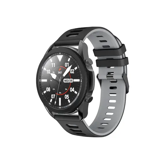 Smart watch strap For Samsung Galaxy Watch's Silicone Watch Strap 20mm - Black / Grey, 3 image - TechMall.geSmart watch strap For Samsung Galaxy Watch's Silicone Watch Strap 20mm - Black / Grey, 3 image - TechMall.ge ,Smart watch strap For Samsung Galaxy Watch's Silicone Watch Strap 20mm - Black / Grey, 3 image - TechMall.ge