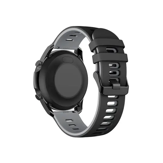 Smart watch strap For Samsung Galaxy Watch's Silicone Watch Strap 20mm - Black / Grey, 2 image - TechMall.geSmart watch strap For Samsung Galaxy Watch's Silicone Watch Strap 20mm - Black / Grey, 2 image - TechMall.ge ,Smart watch strap For Samsung Galaxy Watch's Silicone Watch Strap 20mm - Black / Grey, 2 image - TechMall.ge