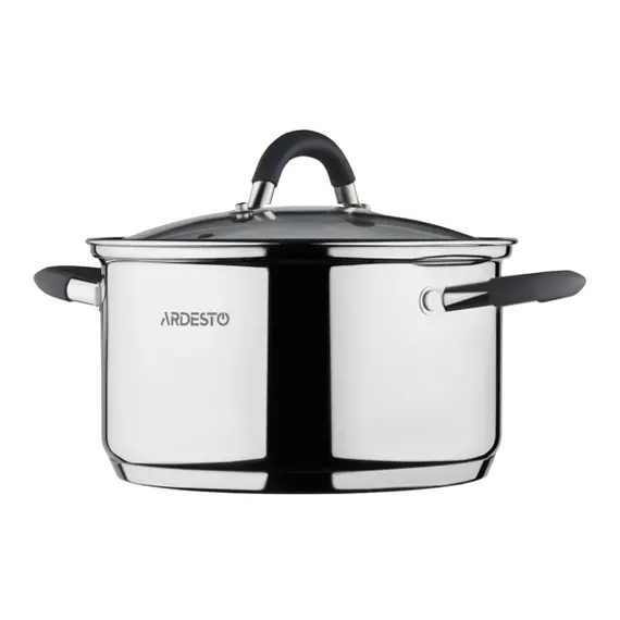 ქვაბი Ardesto AR1947CS Gemini, glass lid, 4.7 l, handles with silicone, 2 image - TechMall.geქვაბი Ardesto AR1947CS Gemini, glass lid, 4.7 l, handles with silicone, 2 image - TechMall.ge ,ქვაბი Ardesto AR1947CS Gemini, glass lid, 4.7 l, handles with silicone, 2 image - TechMall.ge
