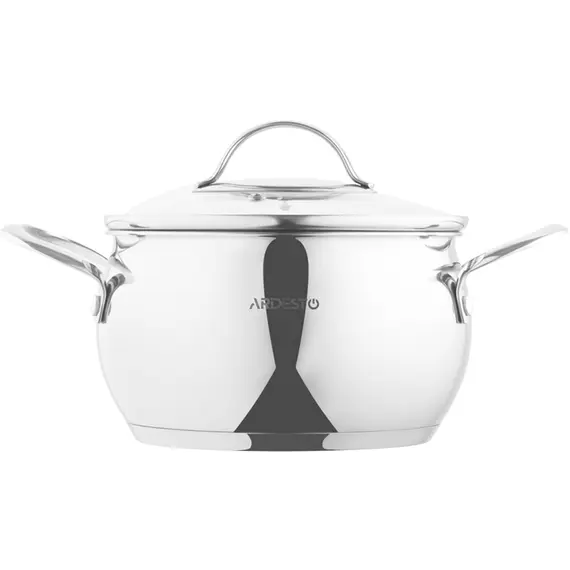 ქვაბი Ardesto Casserole with glass lid Gemini Liguria, 3l, stainless steel, 3 image - TechMall.geქვაბი Ardesto Casserole with glass lid Gemini Liguria, 3l, stainless steel, 3 image - TechMall.ge ,ქვაბი Ardesto Casserole with glass lid Gemini Liguria, 3l, stainless steel, 3 image - TechMall.ge