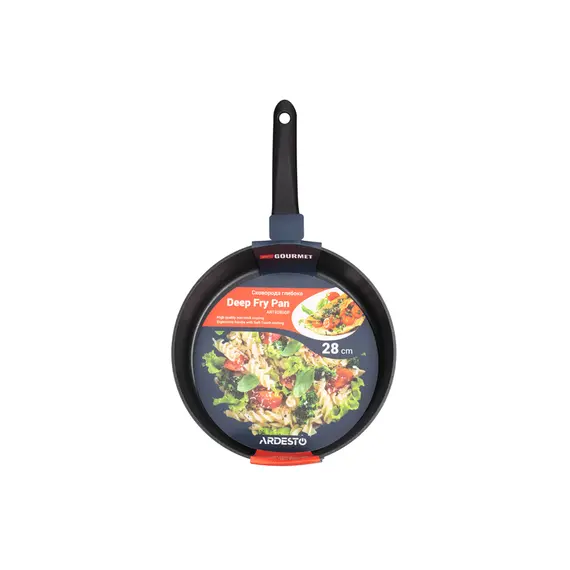 ტაფა Ardesto Deep Fry pan Gemini Gourmet Bolzano, 28cm, aluminium, black, 4 image - TechMall.geტაფა Ardesto Deep Fry pan Gemini Gourmet Bolzano, 28cm, aluminium, black, 4 image - TechMall.ge ,ტაფა Ardesto Deep Fry pan Gemini Gourmet Bolzano, 28cm, aluminium, black, 4 image - TechMall.ge