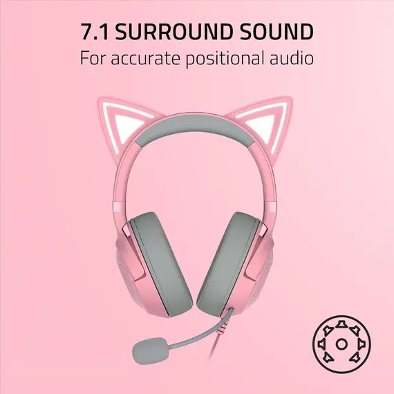 ყურსასმენი Razer Headset Kraken Kitty V2, RGB, USB, Quartz Ed., 2 image - TechMall.geყურსასმენი Razer Headset Kraken Kitty V2, RGB, USB, Quartz Ed., 2 image - TechMall.ge ,ყურსასმენი Razer Headset Kraken Kitty V2, RGB, USB, Quartz Ed., 2 image - TechMall.ge