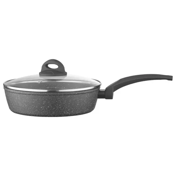 ტაფა Ardesto Deep Fry pan with lid Gemini Gourmet Viareggio, 24cm, aluminium, black, 4 image - TechMall.geტაფა Ardesto Deep Fry pan with lid Gemini Gourmet Viareggio, 24cm, aluminium, black, 4 image - TechMall.ge ,ტაფა Ardesto Deep Fry pan with lid Gemini Gourmet Viareggio, 24cm, aluminium, black, 4 image - TechMall.ge