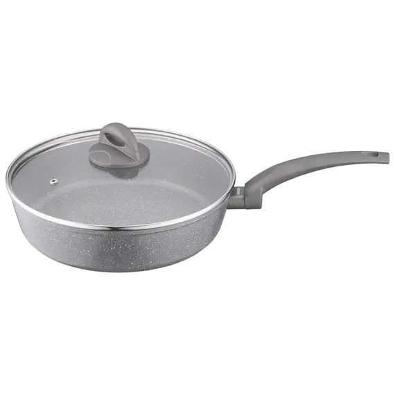 ტაფა Ardesto Deep Fry pan with lid Gemini Gourmet Apulia, 26cm, aluminium, gray, 2 image - TechMall.geტაფა Ardesto Deep Fry pan with lid Gemini Gourmet Apulia, 26cm, aluminium, gray, 2 image - TechMall.ge ,ტაფა Ardesto Deep Fry pan with lid Gemini Gourmet Apulia, 26cm, aluminium, gray, 2 image - TechMall.ge