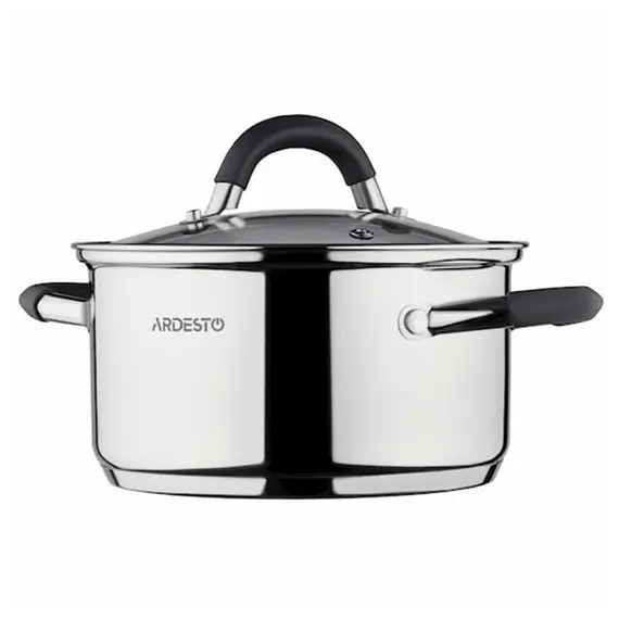 ქვაბი Casserole Ardesto Gemini, glass lid, 2.5 l, gray handles with silicone - TechMall.geქვაბი Casserole Ardesto Gemini, glass lid, 2.5 l, gray handles with silicone - TechMall.ge ,ქვაბი Casserole Ardesto Gemini, glass lid, 2.5 l, gray handles with silicone - TechMall.ge