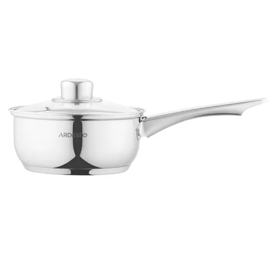 ქვაბი Ardesto Saucepan with glass lid Gemini Gourmet Aosta, 1.2l, stainless steel, 3 image - TechMall.geქვაბი Ardesto Saucepan with glass lid Gemini Gourmet Aosta, 1.2l, stainless steel, 3 image - TechMall.ge ,ქვაბი Ardesto Saucepan with glass lid Gemini Gourmet Aosta, 1.2l, stainless steel, 3 image - TechMall.ge