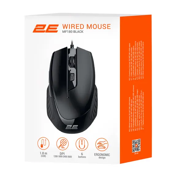 მაუსი 2E MF180, USB-A, black, 3 image - TechMall.geმაუსი 2E MF180, USB-A, black, 3 image - TechMall.ge ,მაუსი 2E MF180, USB-A, black, 3 image - TechMall.ge