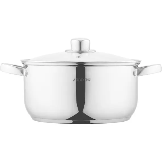 ქვაბი Ardesto Casserole with glass lid Gemini Gourmet Aosta, 5l, stainless steel, 3 image - TechMall.geქვაბი Ardesto Casserole with glass lid Gemini Gourmet Aosta, 5l, stainless steel, 3 image - TechMall.ge ,ქვაბი Ardesto Casserole with glass lid Gemini Gourmet Aosta, 5l, stainless steel, 3 image - TechMall.ge