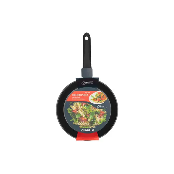 ტაფა Ardesto Fry pan Gemini Gourmet Aosta, 24cm, aluminium, black, 3 image - TechMall.geტაფა Ardesto Fry pan Gemini Gourmet Aosta, 24cm, aluminium, black, 3 image - TechMall.ge ,ტაფა Ardesto Fry pan Gemini Gourmet Aosta, 24cm, aluminium, black, 3 image - TechMall.ge