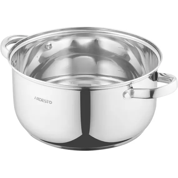 ქვაბი Ardesto Casserole with glass lid Gemini Gourmet Aosta, 5l, stainless steel, 2 image - TechMall.geქვაბი Ardesto Casserole with glass lid Gemini Gourmet Aosta, 5l, stainless steel, 2 image - TechMall.ge ,ქვაბი Ardesto Casserole with glass lid Gemini Gourmet Aosta, 5l, stainless steel, 2 image - TechMall.ge