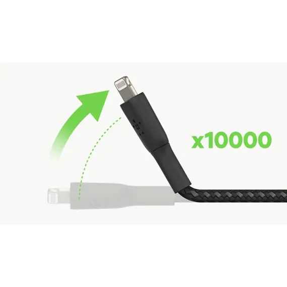 USB კაბელი BELKIN BOOSTCHARGE BRAIDED LIGHTNING TO USB-A CABLE, 4 image - TechMall.geUSB კაბელი BELKIN BOOSTCHARGE BRAIDED LIGHTNING TO USB-A CABLE, 4 image - TechMall.ge ,USB კაბელი BELKIN BOOSTCHARGE BRAIDED LIGHTNING TO USB-A CABLE, 4 image - TechMall.ge