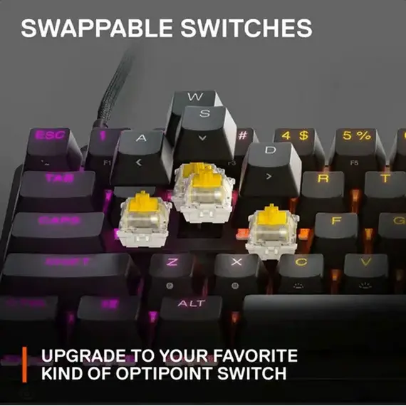 კლავიატურა SteelSeries Keyboard Apex 9 Mini US, 4 image - TechMall.geკლავიატურა SteelSeries Keyboard Apex 9 Mini US, 4 image - TechMall.ge ,კლავიატურა SteelSeries Keyboard Apex 9 Mini US, 4 image - TechMall.ge